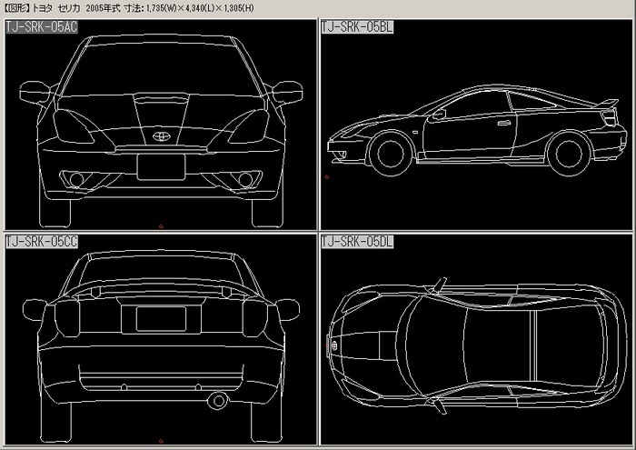 D-car004図面・図形・画