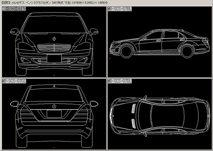 D-car007図面・図形・画