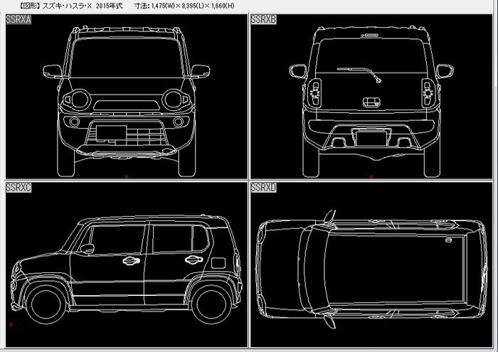 D-car010図面・図形・画