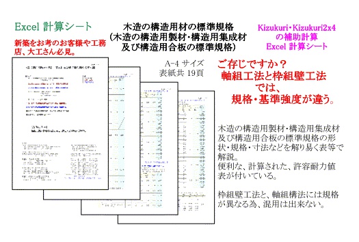 木造の構造用材の標準規格