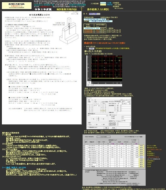 【 柱の耐力不足の対応(軸組工法) 】
