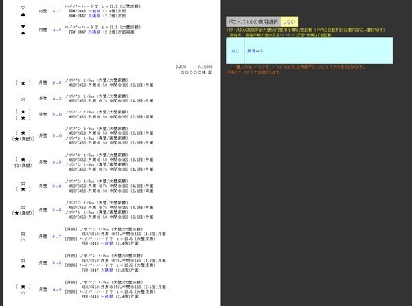 耐力壁(組合せ)算定C