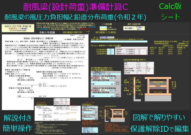 耐風梁(設計荷重)準備計算C