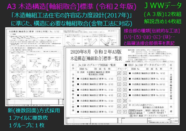 【 A3 木造構造[軸組取合]標準 】