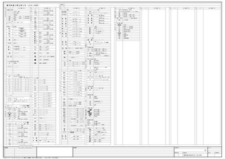 A1電気設備工事仕様凡例