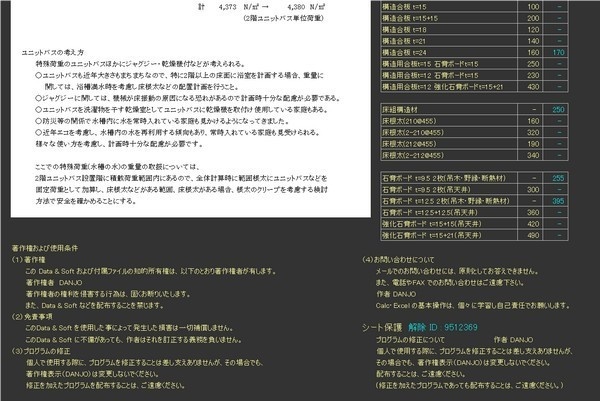 特殊固定荷重検討C(UB編)