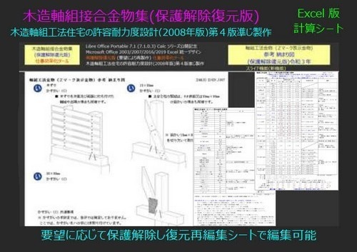 木造軸組接合金物集(保護解除復元版)