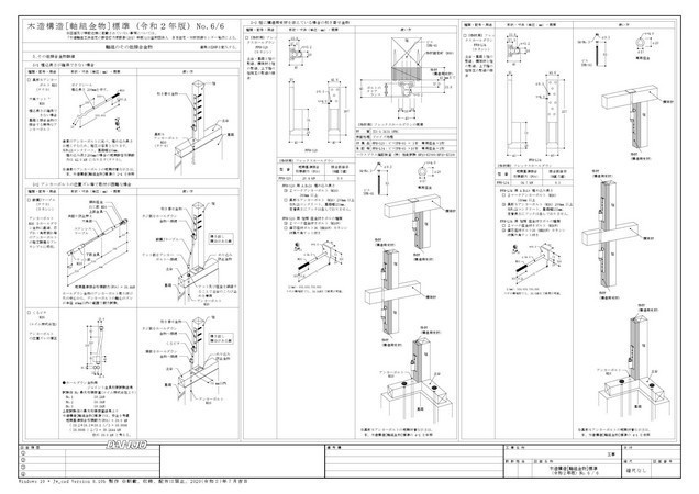 A2 木造軸組金物耐力表 令和3年版