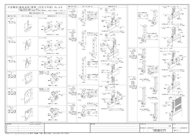 A2 木造軸組金物耐力表 令和3年版