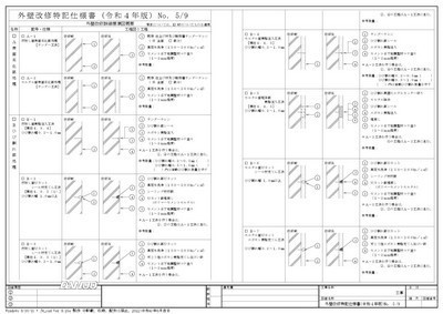 A3外壁改修特記仕様書(令和4年版)