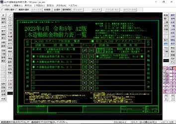 A2 木造軸組金物耐力表 令和5年版