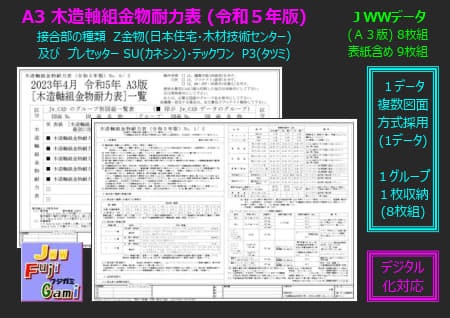 A3 木造軸組金物耐力表 令和５年版