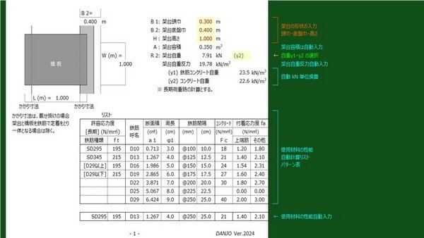 進入橋構造計算(令和6年版)E