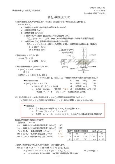 人通口補強配筋簡易検討Ex(令和7年版)