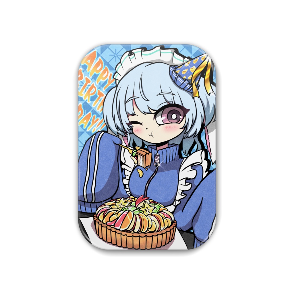 生誕イラスト　缶バッジ Ver.