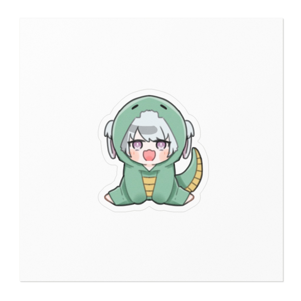 巳年イラスト(ぱぁ!) ステッカー Ver.