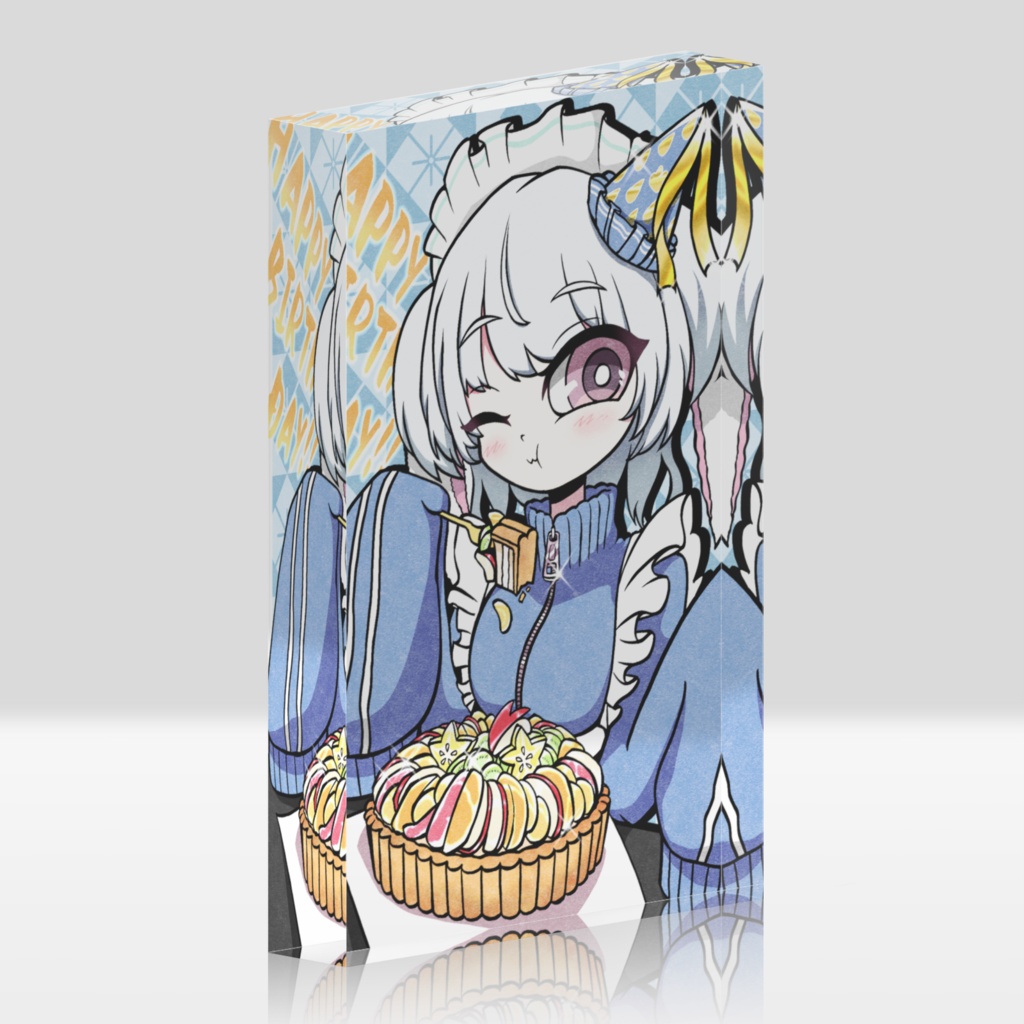 生誕イラスト　アクリルブロック Ver.