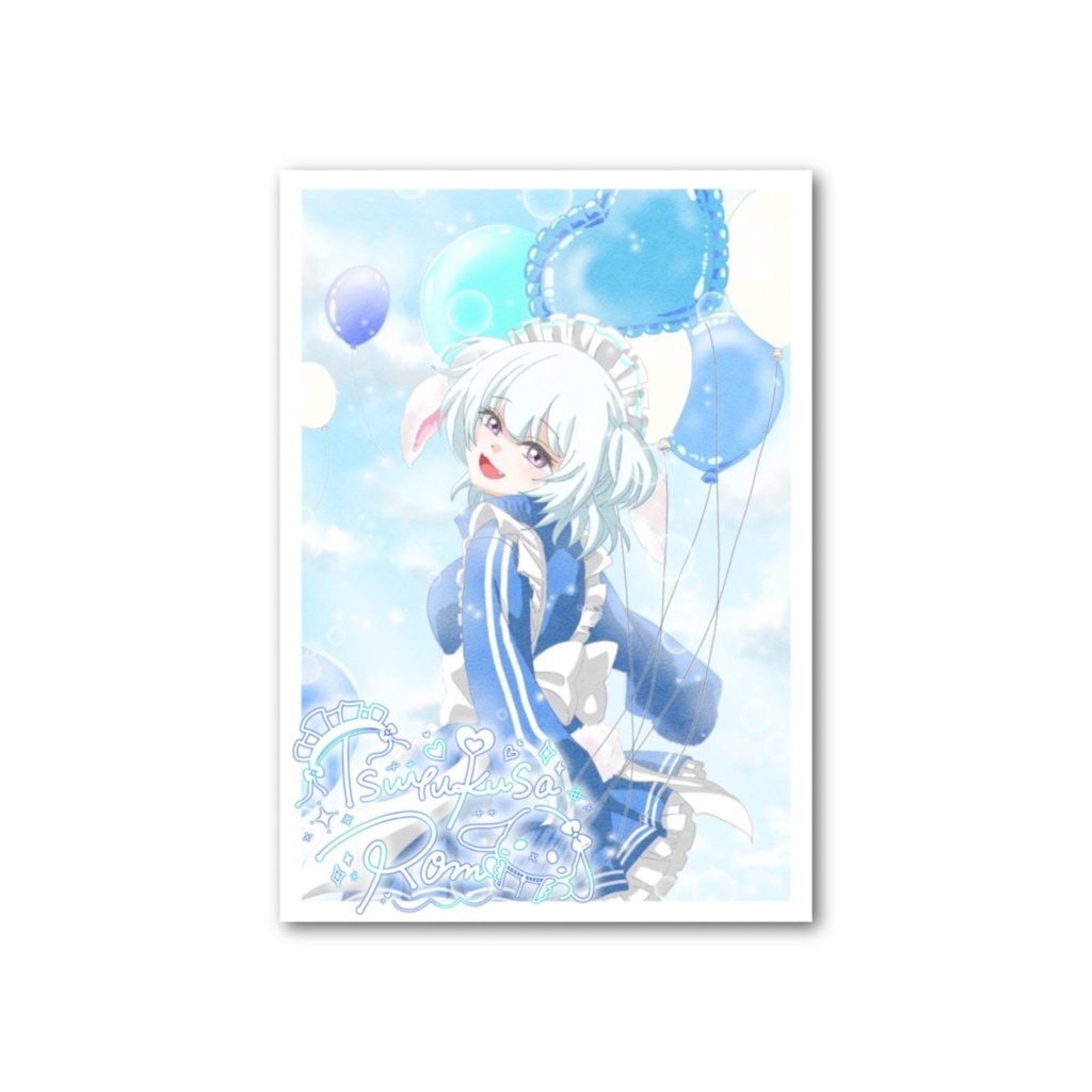 一周年イラスト　フォト風カード(サイン入り) Ver.