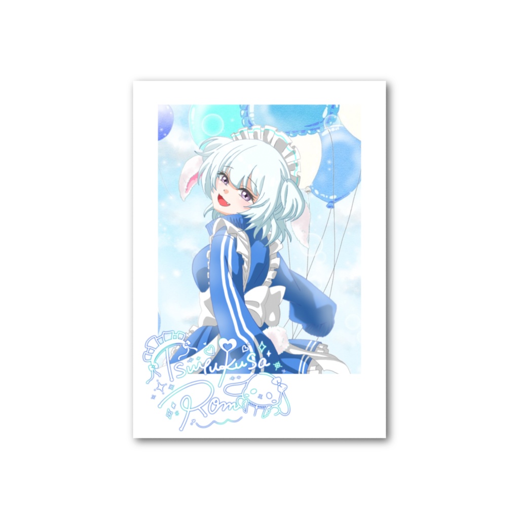 一周年イラスト チェキ風カード(サイン入り) Ver.