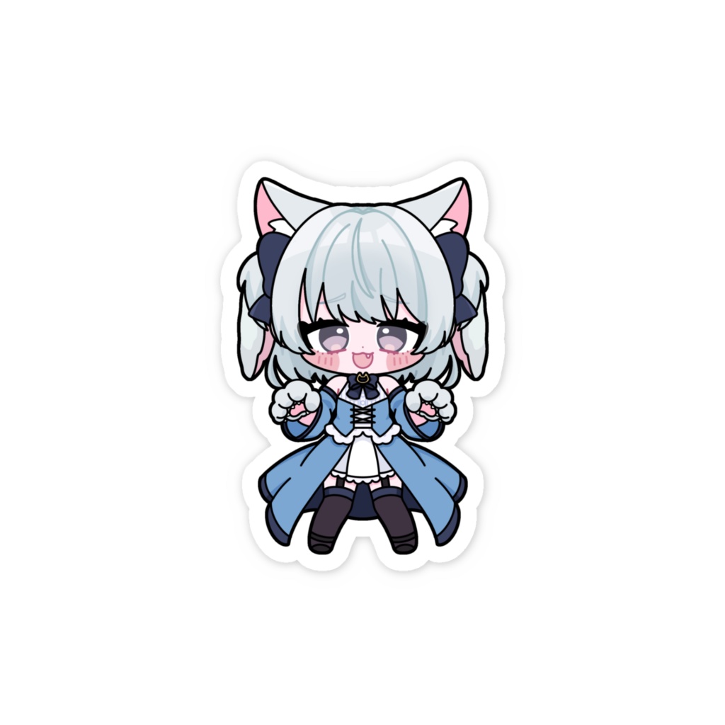 SDイラスト🐈⬛🎃 スマホステッカー Ver.