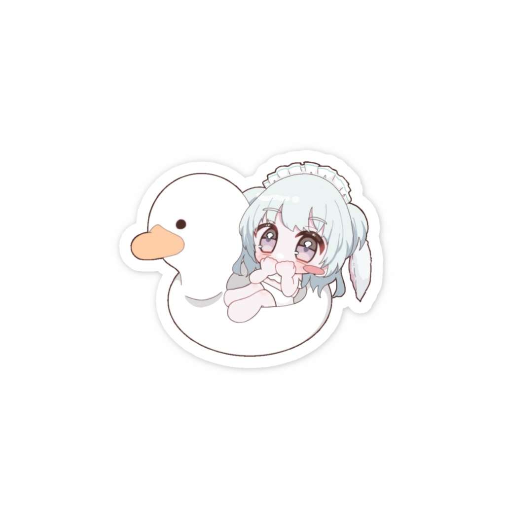 SDイラスト🪿🛟 スマホステッカー Ver.