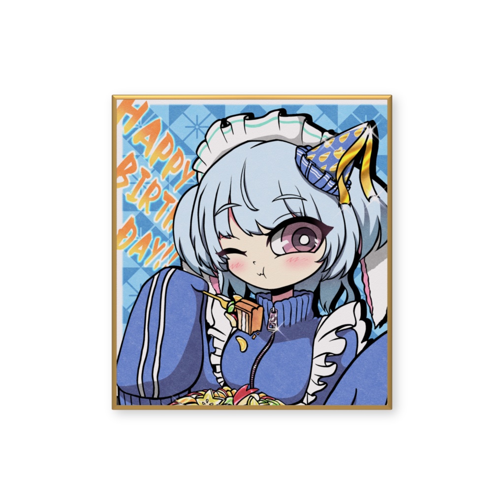 生誕イラスト ミニ色紙 Ver.