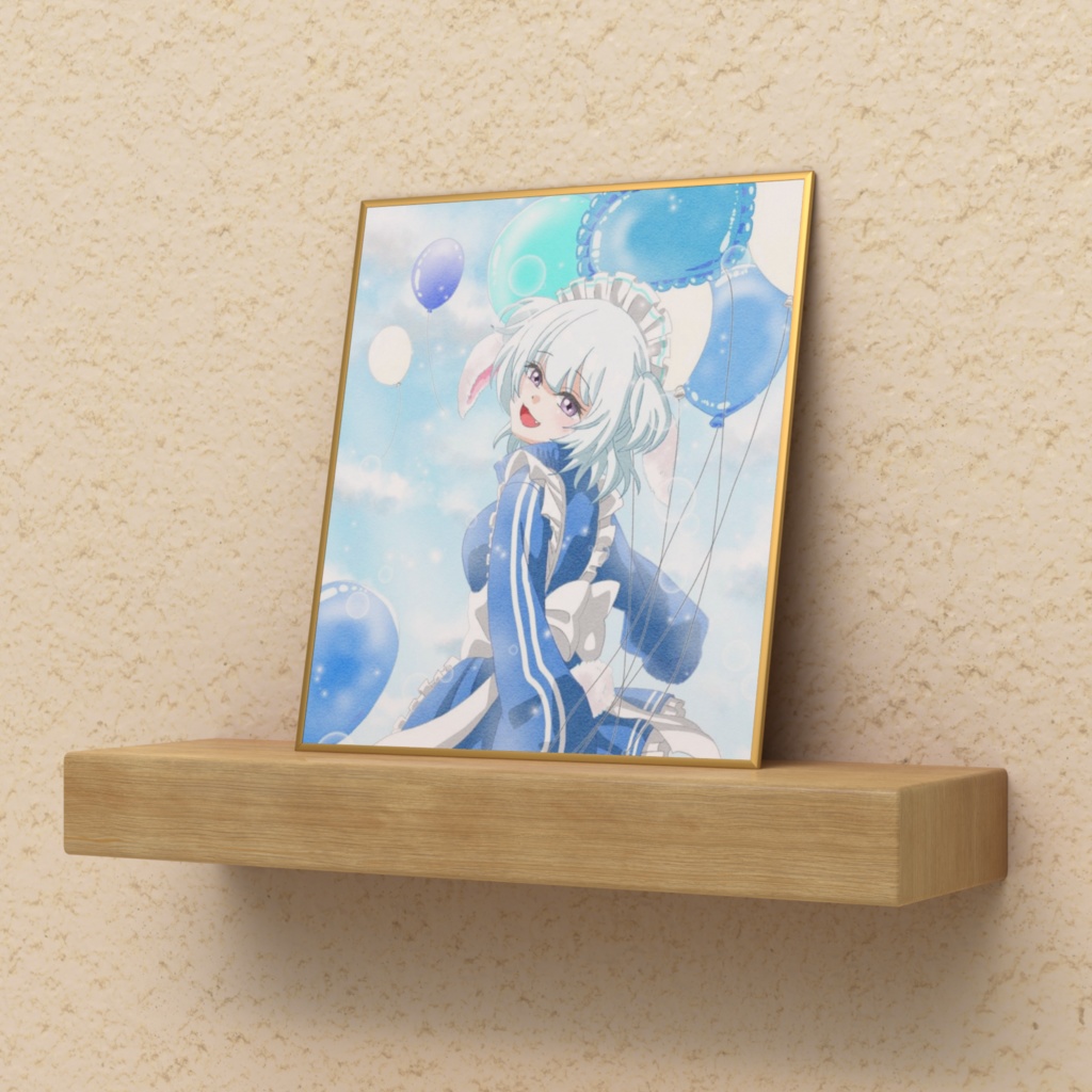 一周年イラスト ミニ色紙 Ver.