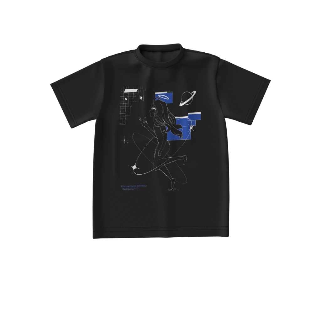 "Connecting to INTERNET" doodle T-shirt