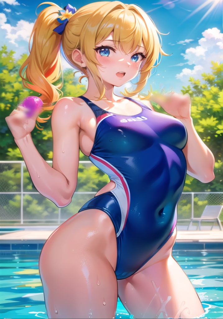 AI美少女キャラクター デジタル画像集 10枚セット