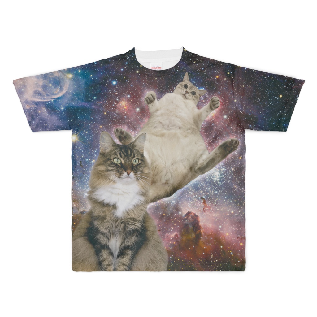 宇宙猫Tシャツ（両面）