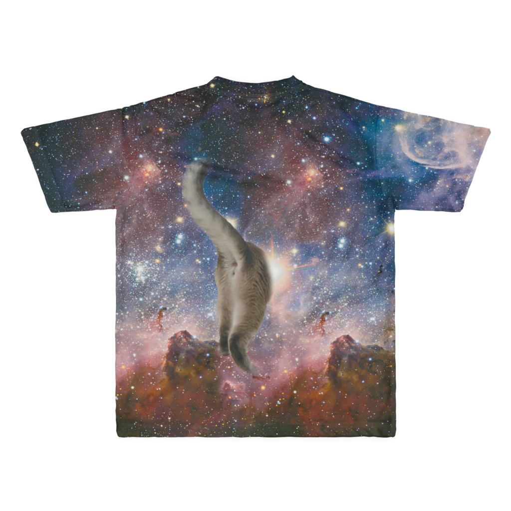 宇宙猫Tシャツ(両面)