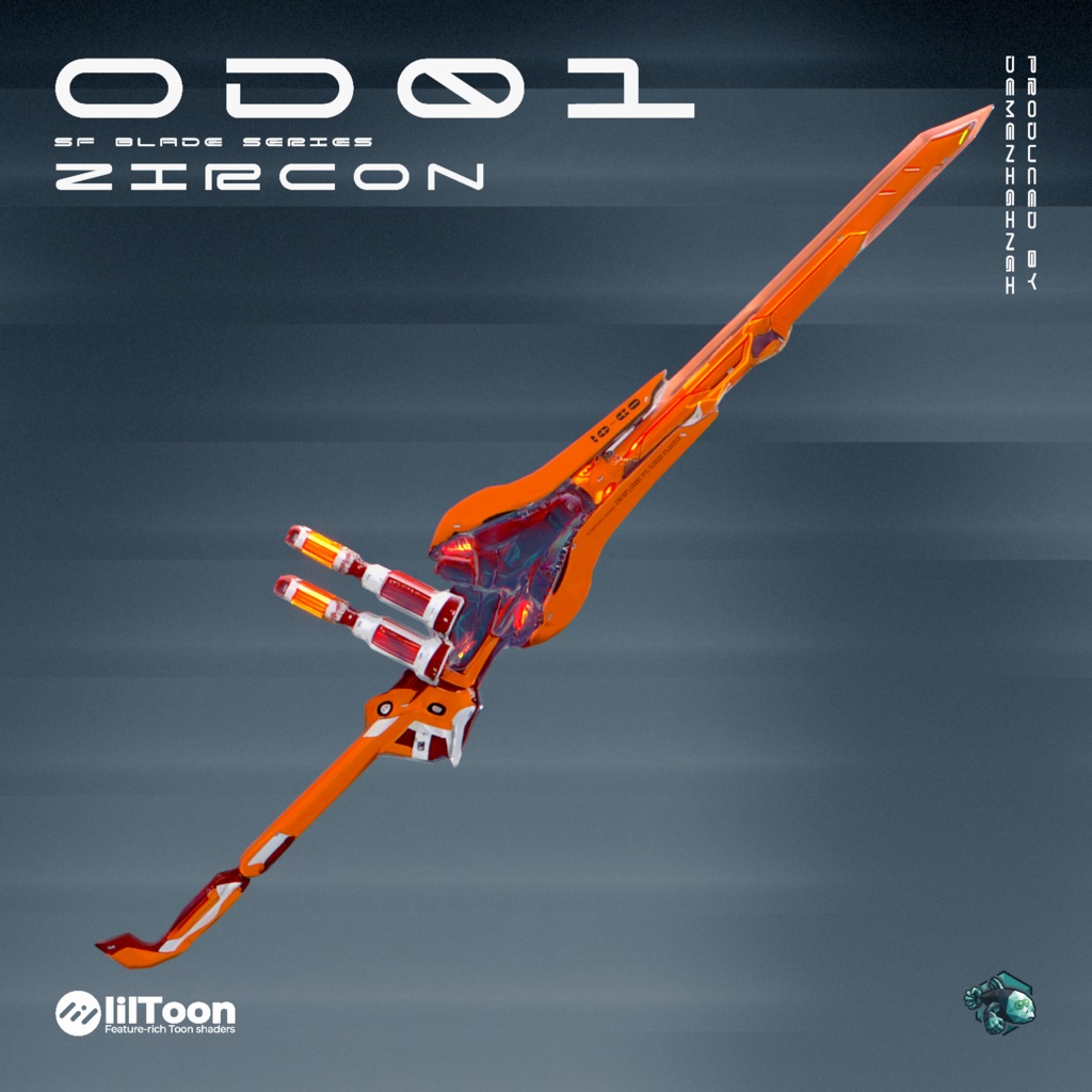 3Dモデル「OD 01 Sword Series」4種