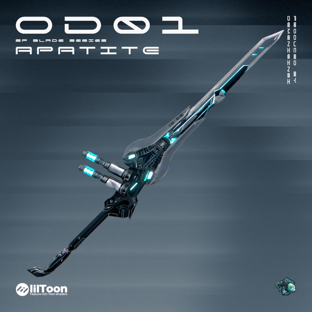 3Dモデル「OD 01  Sword Series」4種