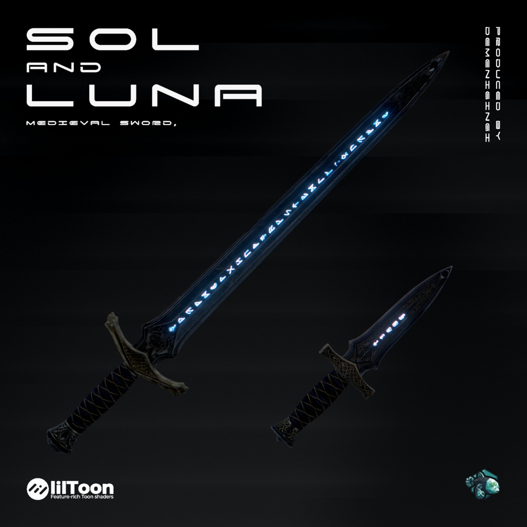 3Dモデル「Sol and Luna」MA対応