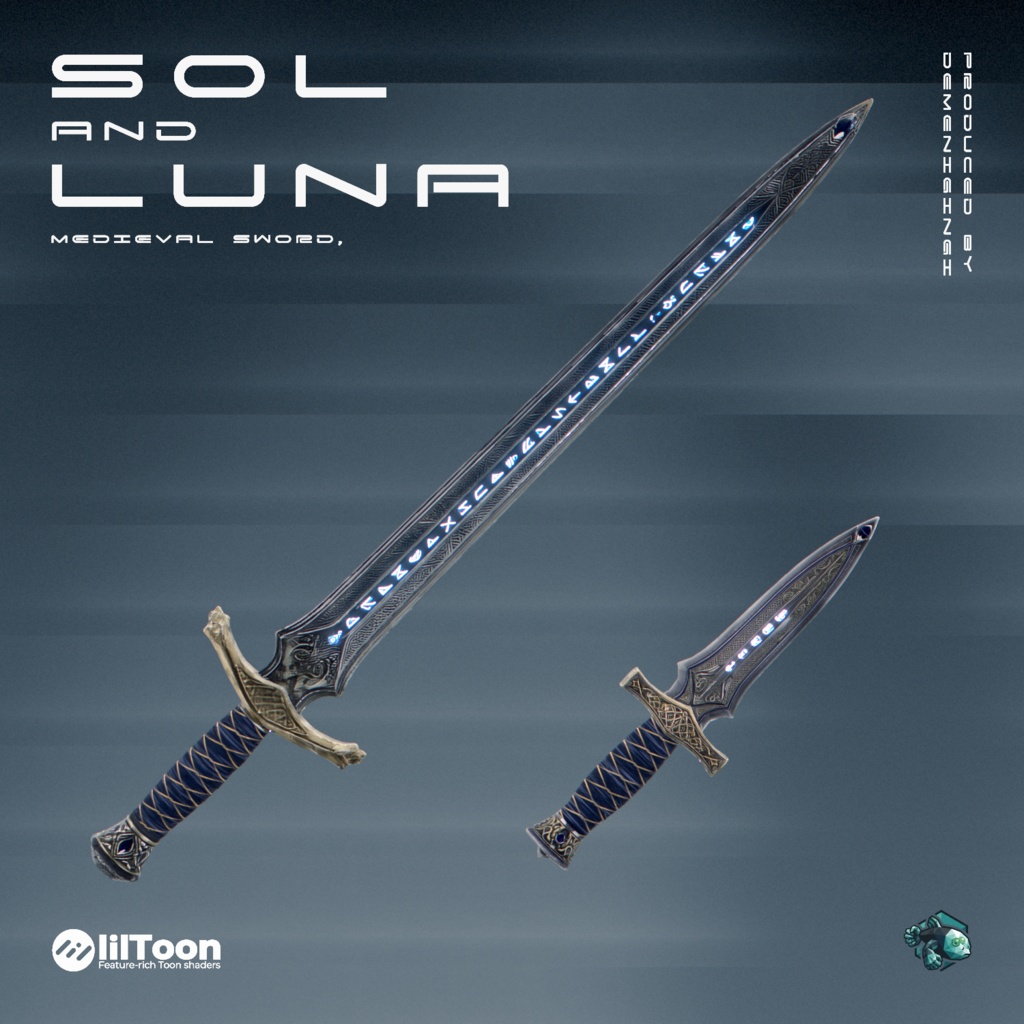 3Dモデル「Sol and Luna」MA対応