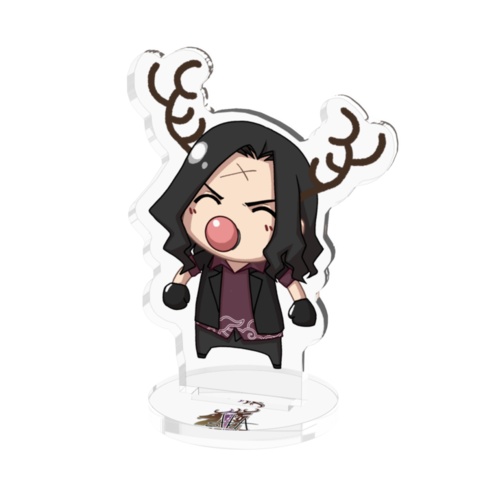 アクスタの鹿(笑顔)