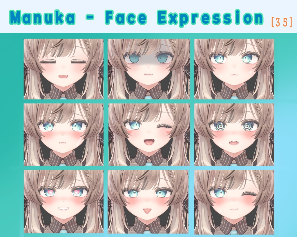 『マヌカ』 - Manuka Face Expression
