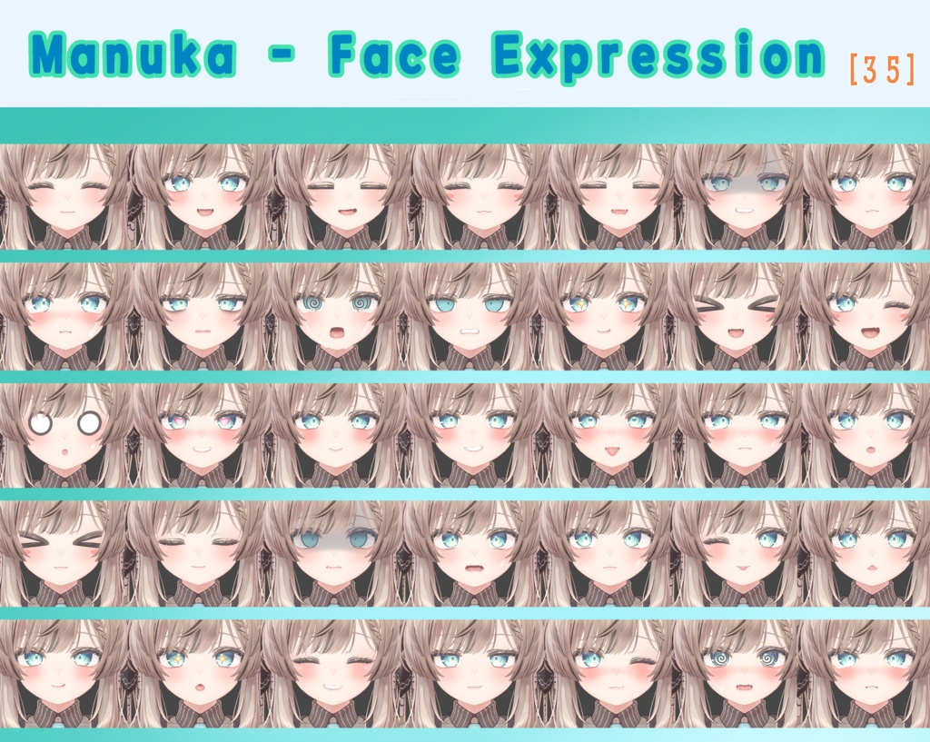 『マヌカ』 - Manuka Face Expression