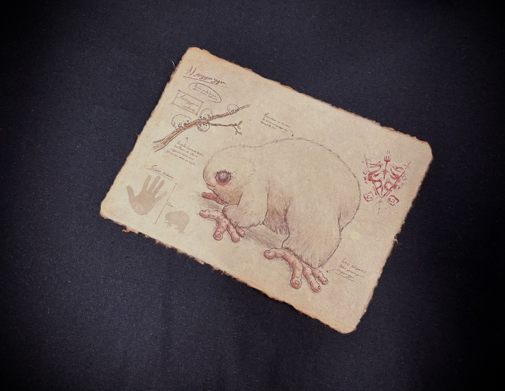幻獣調査書 環境生物編『モギュギュ』