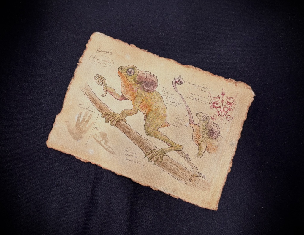 幻獣調査書 環境生物編『ケロレオン』