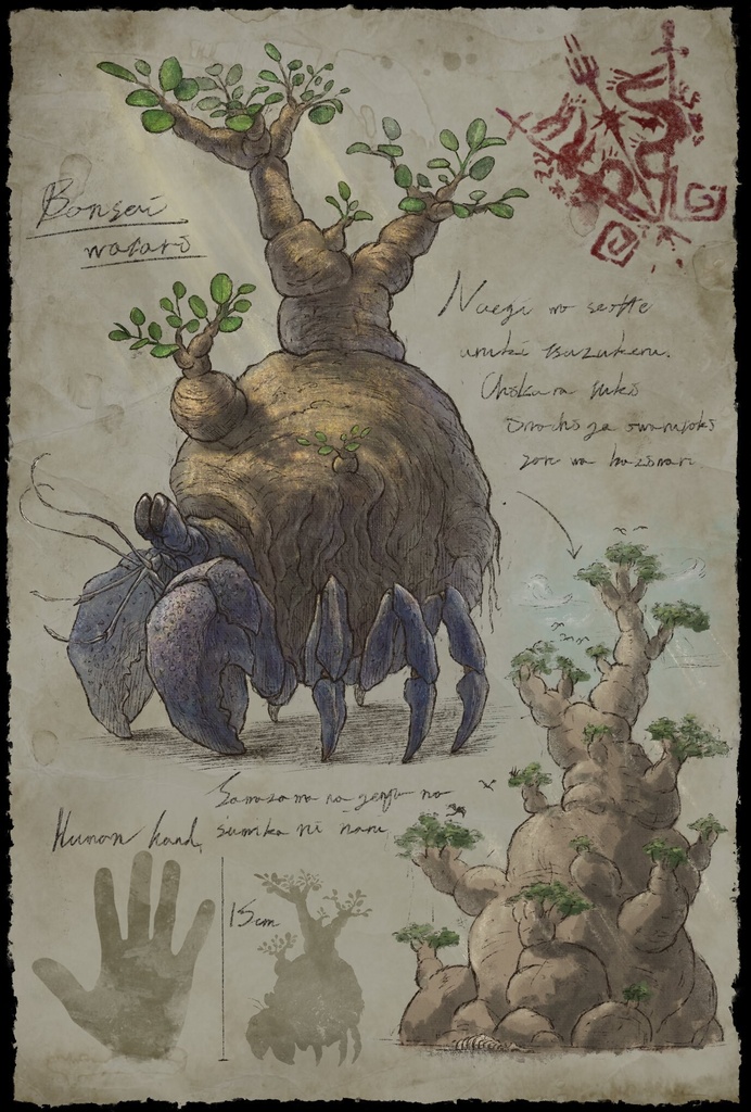 幻獣調査書 環境生物編『ボンサイワタリ』