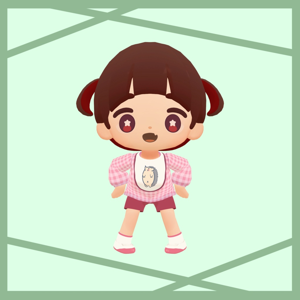 【ちまこぞく対応】スモック