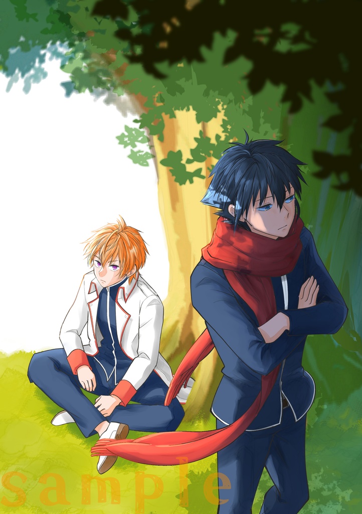 新刊【うろミラ+オシエシ(CPなし)】めろんコラージュ