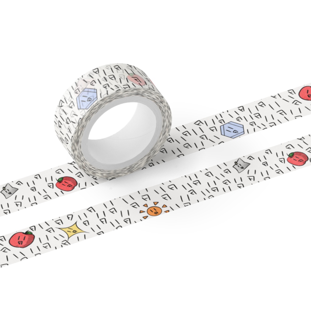 個性派!謎の文様マスキングテープ