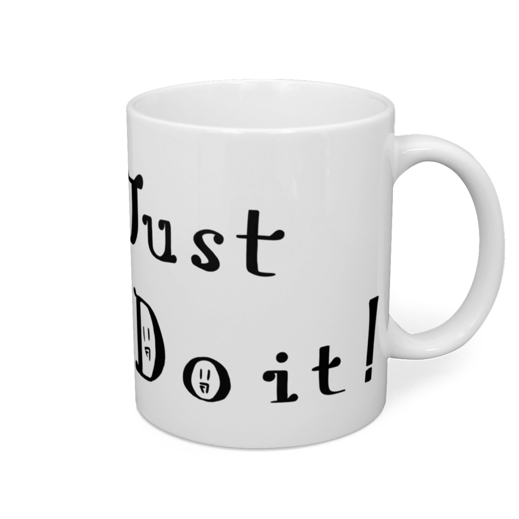 JustDoit!謎の文様付きマグカップ