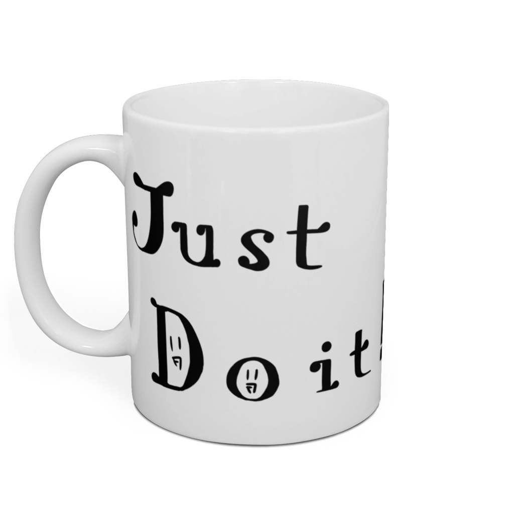 JustDoit!謎の文様付きマグカップ