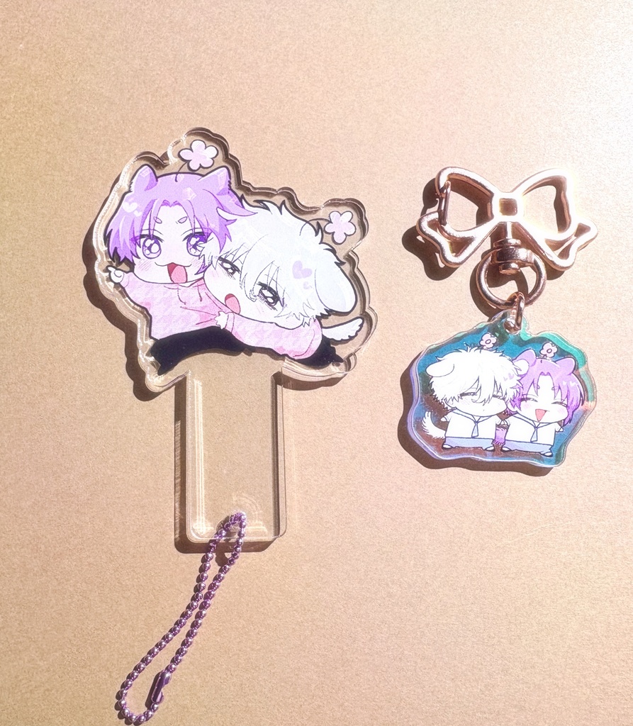アクリル棒＋アクリルキーホルダーセット