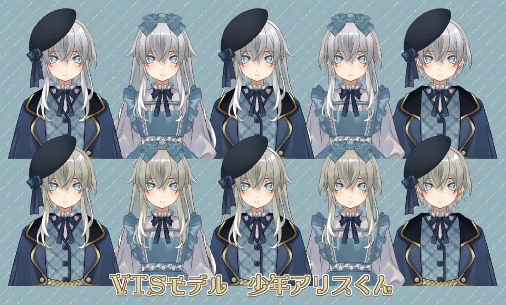 live2dモデル_VTS専用_アリスくん