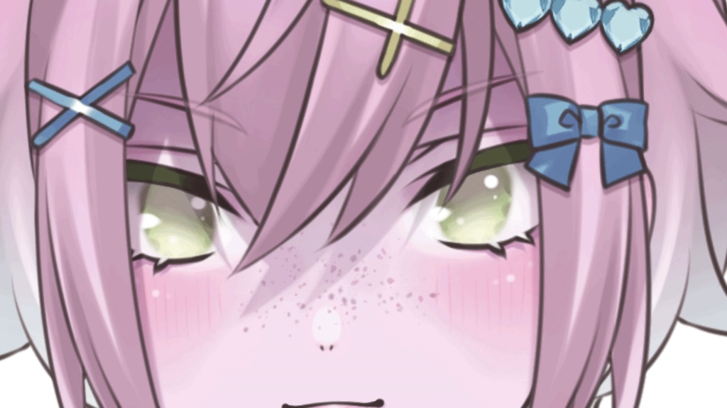 live2dモデル_VTS専用_ピンクくん