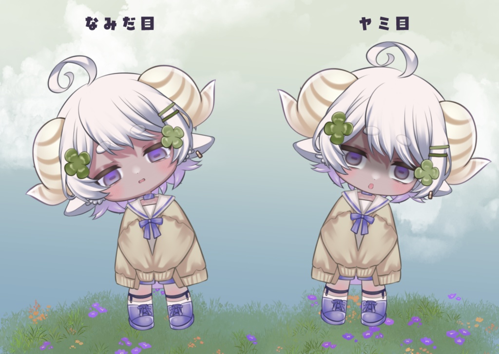 live2dモデル_VTS専用_羊くん